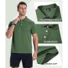 imageGEEK LIGHTING 3 Pack Mens Polo Shirts Short Sleeve Moisture Wicking Performance Golf Shirt for Men Casual Collared ShirtBlack Navy Green