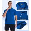 imageGEEK LIGHTING 3 Pack Mens Polo Shirts Short Sleeve Moisture Wicking Performance Golf Shirt for Men Casual Collared ShirtLightblue