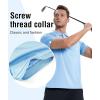 imageGEEK LIGHTING 3 Pack Mens Polo Shirts Short Sleeve Moisture Wicking Performance Golf Shirt for Men Casual Collared ShirtSapphireblue