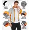 imageGEEK LIGHTING Mens Waterproof Hooded Rain Jacket Lightweight Packable Raincoat for Outdoor Camping Travel