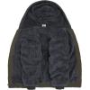 imageGEEK LIGHTING Mens FleeceLined Zip Up Hoodie Thick Hooded Jacket Winter Warm Athletic SweatshirtRaglan Green Dark Grey