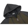 imageGEEK LIGHTING Mens FleeceLined Zip Up Hoodie Thick Hooded Jacket Winter Warm Athletic SweatshirtRaglan Green Dark Grey