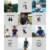 imageGEEK LIGHTING Mens Waffle Texture Polo Shirts Short Sleeve Casual TShirts Moisture Wicking Collared Golf Shirt with PocketBlack