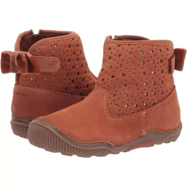 Stride Rite Unisex-Child SRT Angie Bootie First Walker Shoe