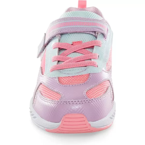 Stride Rite Unisex-Child Toddler and Little Kid Girls Lighted Cosmic Light-Up Sneaker