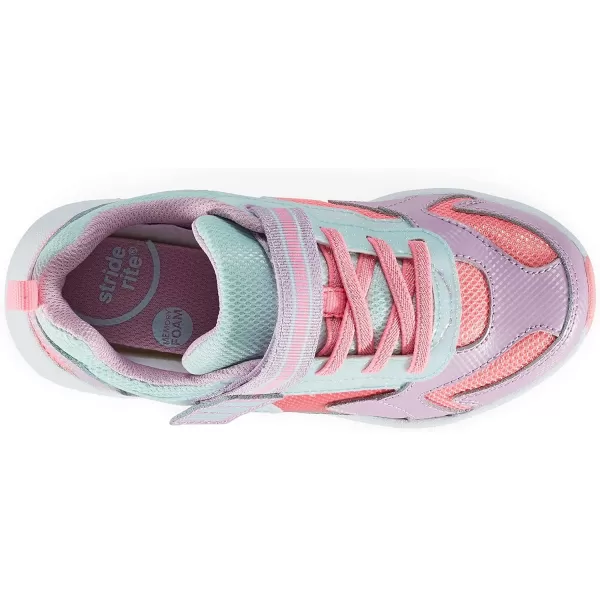 Stride Rite Unisex-Child Toddler and Little Kid Girls Lighted Cosmic Light-Up Sneaker