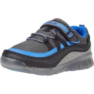 imageStride Rite Made2Play Toddler and Little Boys Burst LightUp SneakerBlackBlue