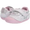 imageStride Rite BabyGirls Soft Motion Adalyn First Walker ShoeWhiteSilver