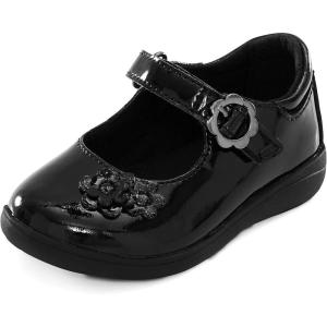 imageStride Rite Girls HollyAdaptable Mary Jane FlatBlack Patent