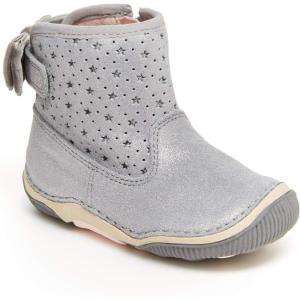 imageStride Rite Girls SRT Angie Bootie First Walker ShoeSilver