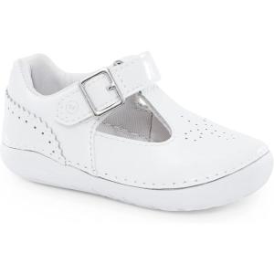 imageStride Rite BabyGirls Sm Lucianne Mary Jane FlatWhite Patent