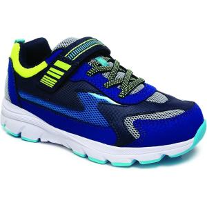 imageStride Rite Boys Toddler and Little Kid Lighted Cosmic Adaptable LightUp SneakerNavy Multi