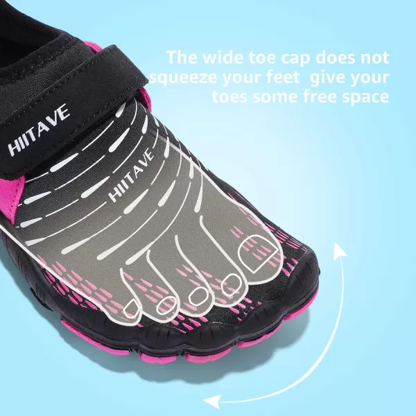 HIITAVE Boys &amp; Girls Water Shoes Quick Drying Sports Aqua Athletic Sneakers Lightweight Sport Shoes