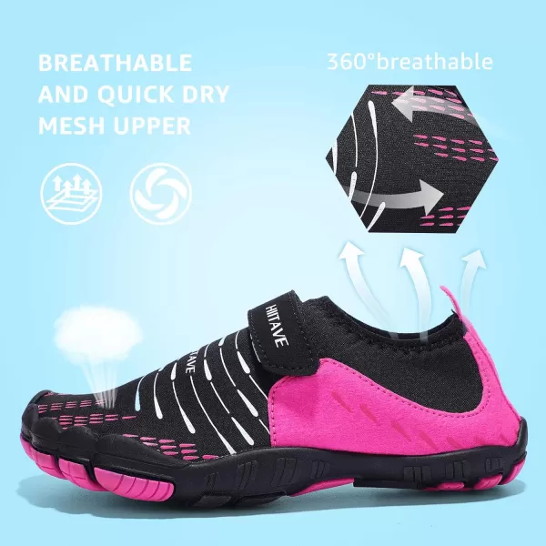 HIITAVE Boys &amp; Girls Water Shoes Quick Drying Sports Aqua Athletic Sneakers Lightweight Sport Shoes