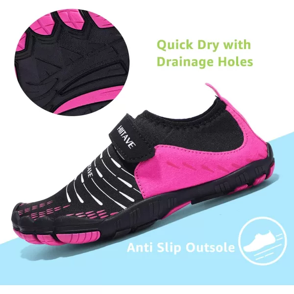 HIITAVE Boys &amp; Girls Water Shoes Quick Drying Sports Aqua Athletic Sneakers Lightweight Sport Shoes