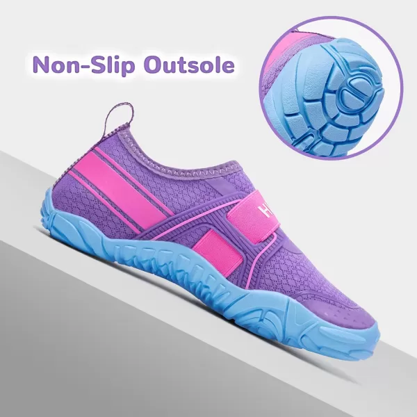 HIITAVE Boys &amp; Girls Water Shoes Quick Drying Sports Aqua Athletic Sneakers Lightweight Sport Shoes