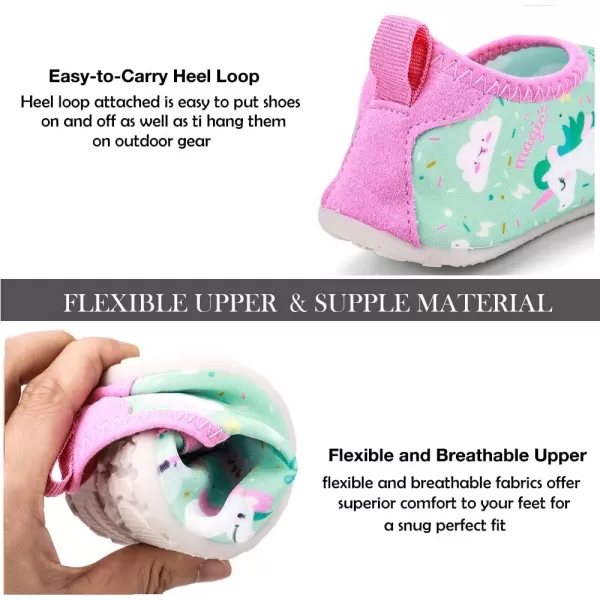 HIITAVE Kids Water Shoes Non-Slip Beach Swim Barefoot Quick Dry Aqua Pool Socks for Boys &amp; Girls Toddler