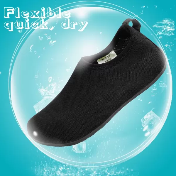 HIITAVE Kids Water Shoes Non-Slip Beach Swim Barefoot Quick Dry Aqua Pool Socks for Boys &amp; Girls Toddler