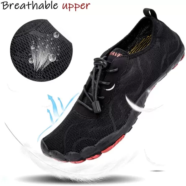 HIITAVE Men Barefoot Water Shoes Beach Aqua Socks Quick Dry for Outdoor Sport Hiking Swiming Surfing