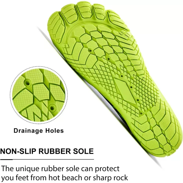 HIITAVE Men Barefoot Water Shoes Beach Aqua Socks Quick Dry for Outdoor Sport Hiking Swiming Surfing