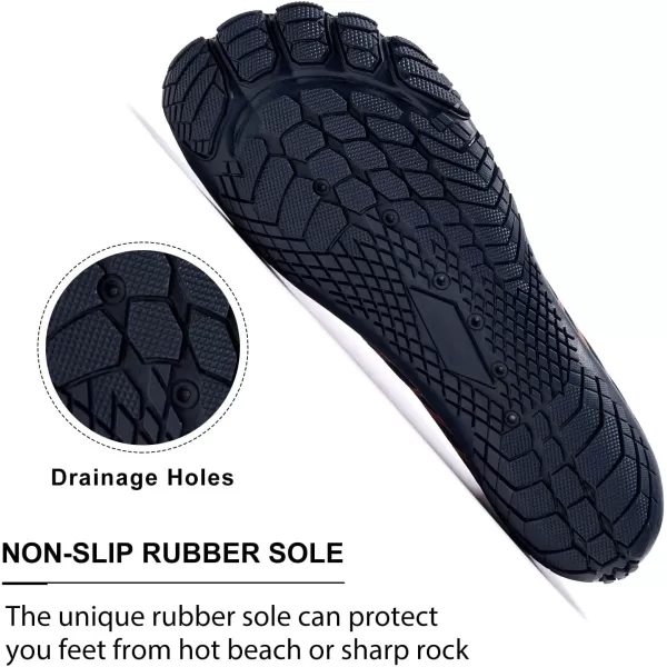 HIITAVE Men Barefoot Water Shoes Beach Aqua Socks Quick Dry for Outdoor Sport Hiking Swiming Surfing
