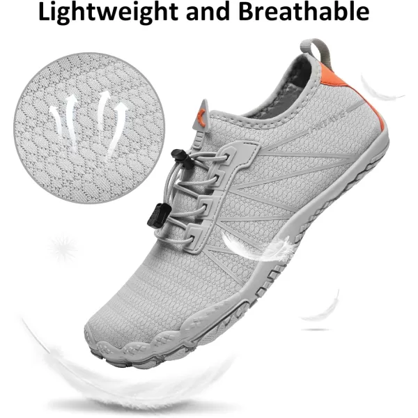 HIITAVE Men Barefoot Water Shoes Beach Aqua Socks Quick Dry for Outdoor Sport Hiking Swiming Surfing