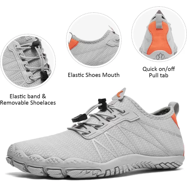 HIITAVE Men Barefoot Water Shoes Beach Aqua Socks Quick Dry for Outdoor Sport Hiking Swiming Surfing