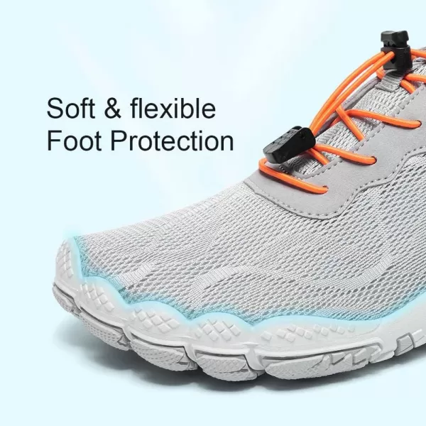 HIITAVE Men Barefoot Water Shoes Beach Aqua Socks Quick Dry for Outdoor Sport Hiking Swiming Surfing