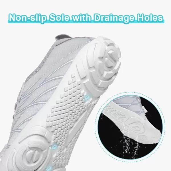 HIITAVE Water Shoes Non Slip Aqua Shoes Barefoot Quick Dry Lightweight with Beach River Swim Pool for Men Women Gradient Color…