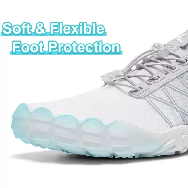 HIITAVE Water Shoes Non Slip Aqua Shoes Barefoot Quick Dry Lightweight with Beach River Swim Pool for Men Women Gradient Color…