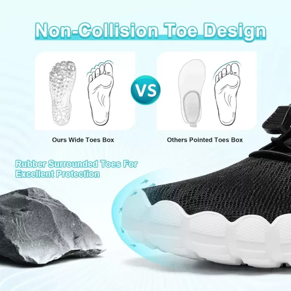 HIITAVE Water Shoes Non Slip Aqua Shoes Barefoot Quick Dry Lightweight with Beach River Swim Pool for Men Women Gradient Color…