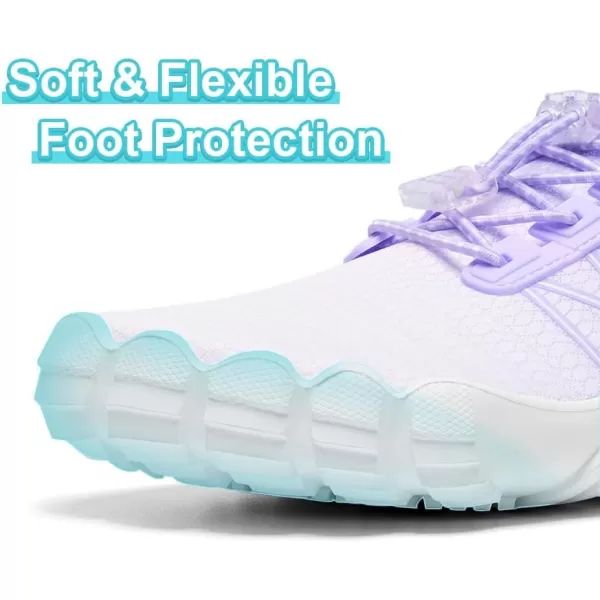 HIITAVE Water Shoes Non Slip Aqua Shoes Barefoot Quick Dry Lightweight with Beach River Swim Pool for Men Women Gradient Color…