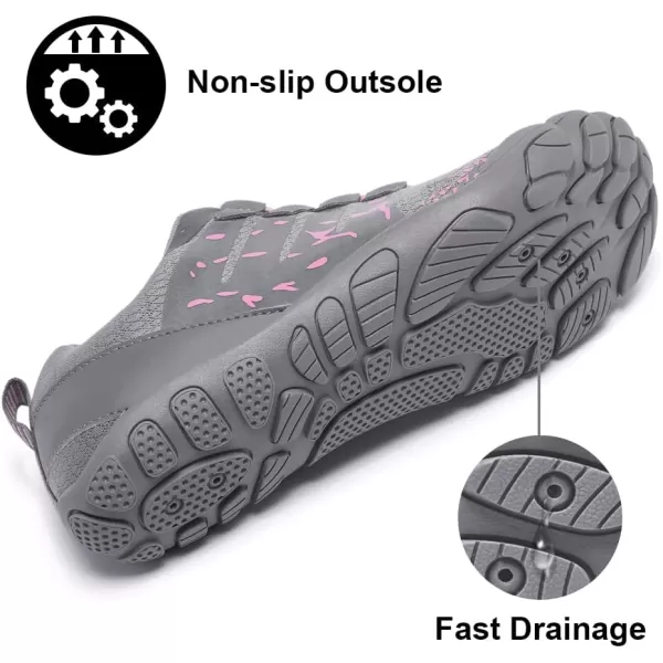 HIITAVE Women Barefoot Water Shoes Breathable Beach Shoes Minimalist for Outdoor Hiking