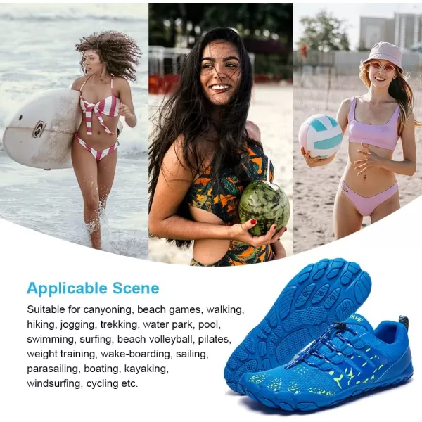 HIITAVE Women Barefoot Water Shoes Breathable Beach Shoes Minimalist for Outdoor Hiking