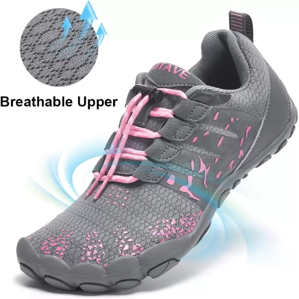 HIITAVE Women Barefoot Water Shoes Breathable Beach Shoes Minimalist for Outdoor Hiking