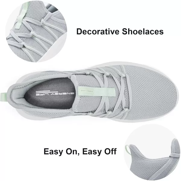 HIITAVE Women's Energycloud Lightweight Slip On Tennis Walking Running Shoes