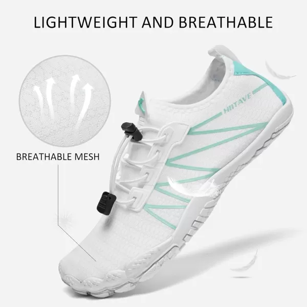 hiitave Womens Water Shoes Quick Dry Barefoot for Swim Diving Surf Aqua Sports Pool Beach Walking Yoga
