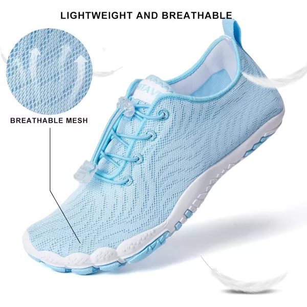 hiitave Womens Water Shoes Quick Dry Barefoot for Swim Diving Surf Aqua Sports Pool Beach Walking Yoga