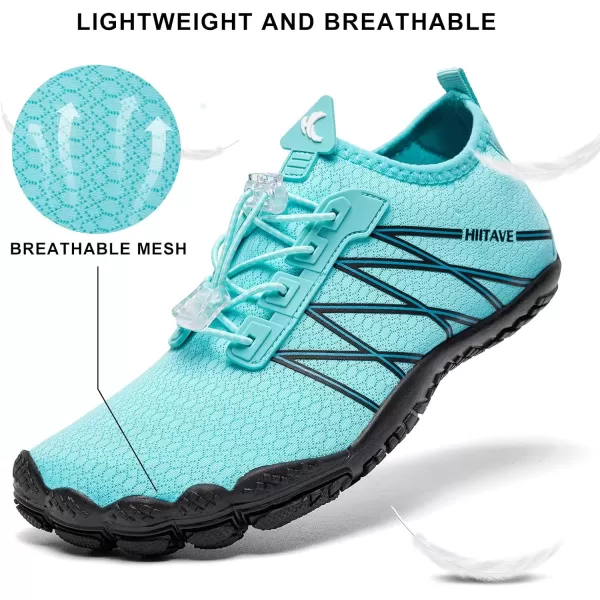 hiitave Womens Water Shoes Quick Dry Barefoot for Swim Diving Surf Aqua Sports Pool Beach Walking Yoga