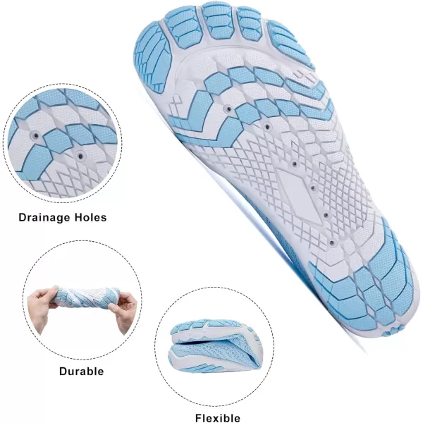 hiitave Womens Water Shoes Quick Dry Barefoot for Swim Diving Surf Aqua Sports Pool Beach Walking Yoga