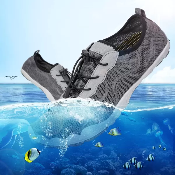 hiitave Womens Water Shoes Quick Dry Barefoot for Swim Diving Surf Aqua Sports Pool Beach Walking Yoga