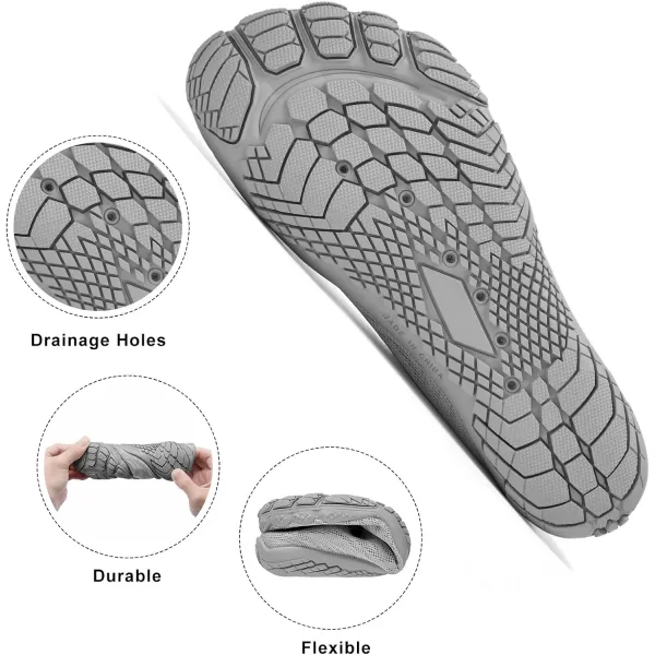 hiitave Womens Water Shoes Quick Dry Barefoot for Swim Diving Surf Aqua Sports Pool Beach Walking Yoga