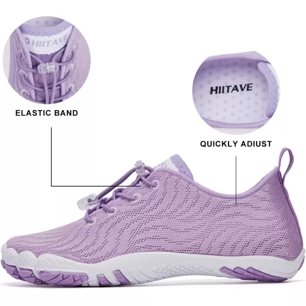 hiitave Womens Water Shoes Quick Dry Barefoot for Swim Diving Surf Aqua Sports Pool Beach Walking Yoga