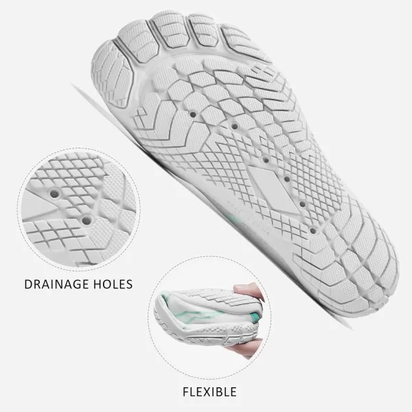 hiitave Womens Water Shoes Quick Dry Barefoot for Swim Diving Surf Aqua Sports Pool Beach Walking Yoga