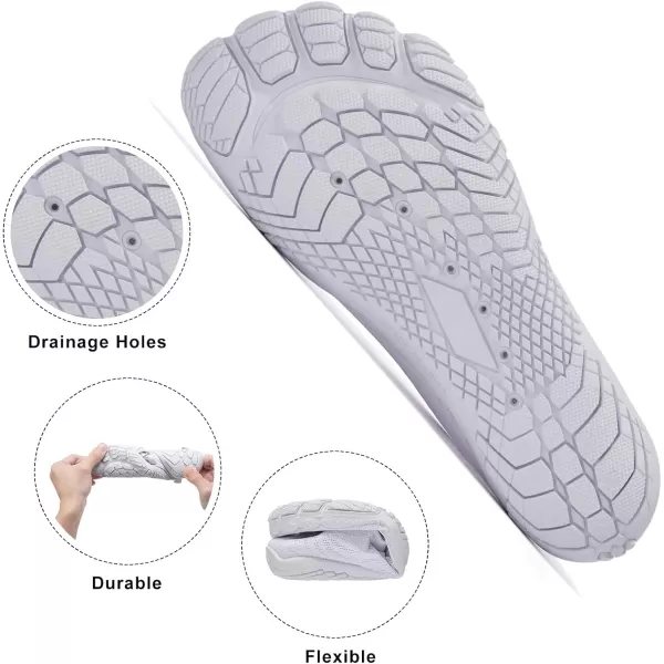 hiitave Womens Water Shoes Quick Dry Barefoot for Swim Diving Surf Aqua Sports Pool Beach Walking Yoga