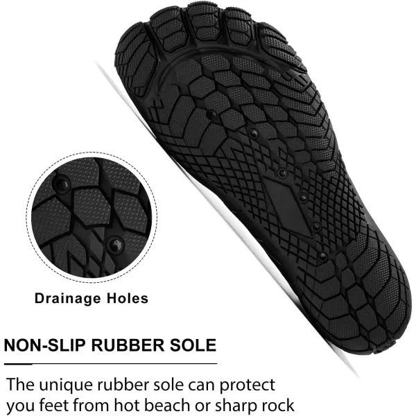 hiitave Womens Water Shoes Quick Dry Barefoot for Swim Diving Surf Aqua Sports Pool Beach Walking Yoga