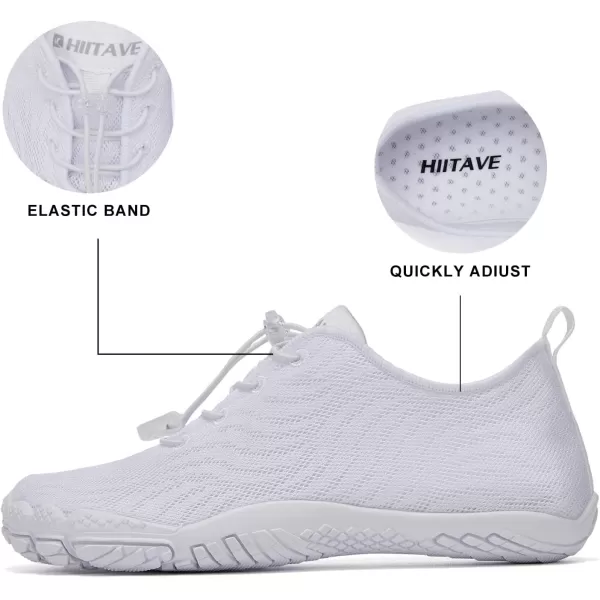 hiitave Womens Water Shoes Quick Dry Barefoot for Swim Diving Surf Aqua Sports Pool Beach Walking Yoga