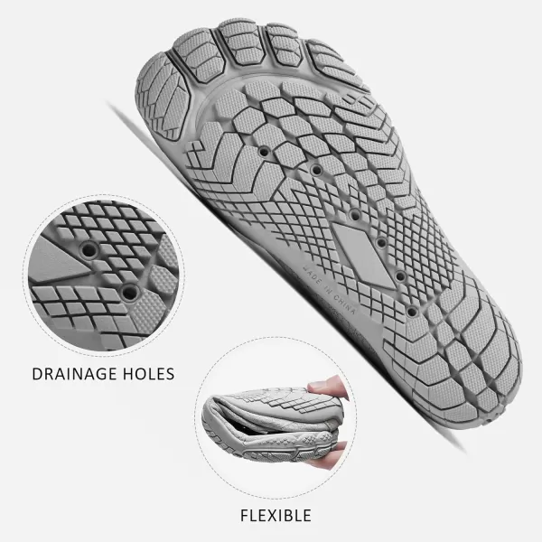 hiitave Womens Water Shoes Quick Dry Barefoot for Swim Diving Surf Aqua Sports Pool Beach Walking Yoga
