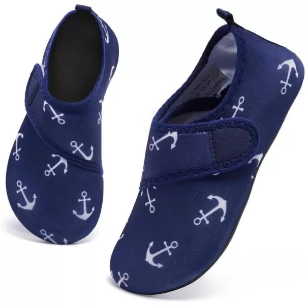 HIITAVE Kids Water Shoes Non-Slip Beach Swim Barefoot Quick Dry Aqua Pool Socks for Boys &amp; Girls Toddler
