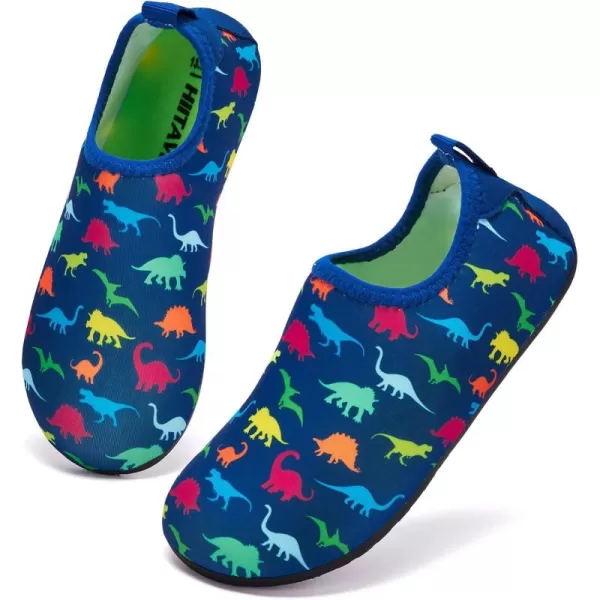 HIITAVE Kids Water Shoes Non-Slip Beach Swim Barefoot Quick Dry Aqua Pool Socks for Boys &amp; Girls Toddler